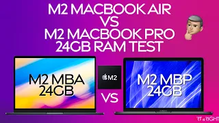 24GB M2 MacBook Air vs 24GB M2 MacBook Pro. How much faster is active vs passive cooling?