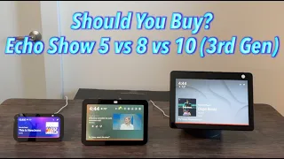 Should You Buy? Echo Show 5 vs 8 vs 10 (3rd Gen)