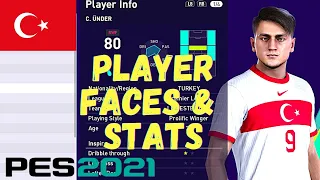 PES 2021 | Turkey | Player Faces & Stats (Data Pack 3.0)