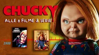 Alle 8 Chucky Filme & Serie Geschichte erklärt