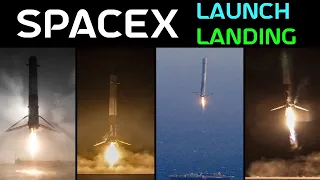 Rocket Launch & Landing Compilation - SpaceX