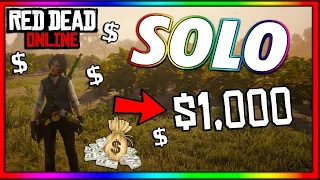 HURRY! *SOLO* MONEY & XP GLITCH IN RED DEAD ONLINE!