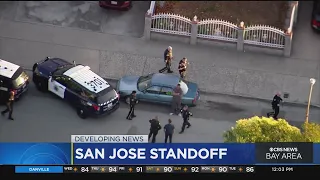 San Jose police standoff ends with homicide suspect being fatally shot