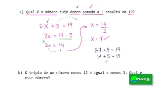 PROBLEMA ENVOLVENDO EQUAÇÃO DO PRIMEIRO GRAU  - ENSINO FUNDAMENTAL - 1° SEMESTRE - AULA 1 -  7° ANO