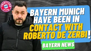 Bayern Munich have been in contact with Roberto De Zerbi!! - Bayern Munich News