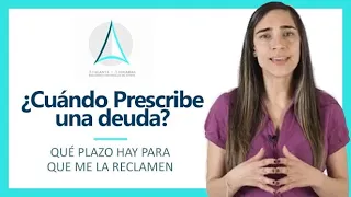 ⚖️ Cuando PRESCRIBE una Deuda ➤ Qué plazo hay para que nos RECLAMEN una Deuda