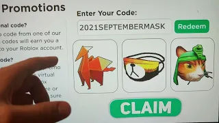 +3 New Roblox Promo codes 2021 All Free ROBUX Items in September + EVENT | All Free Items on Roblox