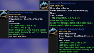 389 ilvl Rings, First week of Dragonflight, Cobalt Assembly Rep