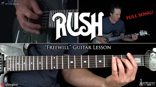 Freewill Guitar Lesson - Rush