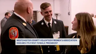 Westchester County Volunteer Firemen's Association swears in first female president