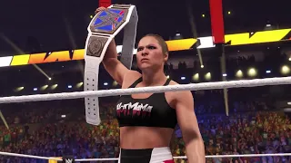 Rousey vs Liv Morgan 2022 WWE Summerslam SmackDown Women’s Championship Full Match