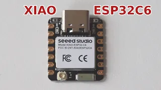XIAO ESP32C6 with Dual 32-bit RISC-V Processors, 2.4GHz WiFi 6, Bluetooth 5.0, Zigbee and Thread