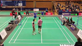 Match point - Mezaki / Nishida vs Chen / Lu - MD, SF - Norwegian Int. 2022