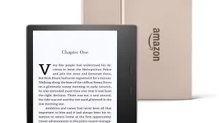 Amazon launched a golden version of the Kindle Oasis