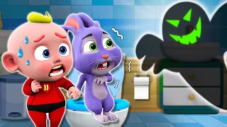 Something Scary In The Toilet - Baby Songs | Simple Animal Sounds + More Nursery Rhymes & Baby Songs