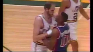 1 Hour of Rare Old School NBA HEATED Moments Part 5 (1992-1993)