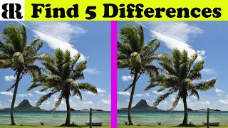 Find The Difference | Spot The 5 Differences | Very Hard - Only Geniuses Find ALL | 10 Rounds| Fiji