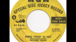 Michael Allen - People Forget So Fast