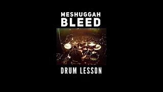 Bleed By Meshuggah Drum Lesson