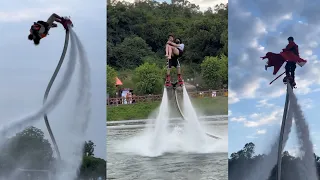 😱 Water sports fun | Dancing on water fly board looks like fantasy