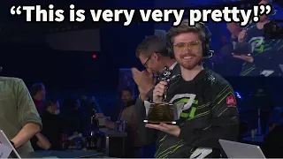 OpTic Lucid Reacts To Getting His MVP Trophy!!