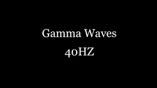 Gamma waves 40 HZ pure Isochronic tone black screen.
