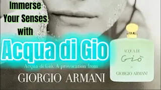 ACQUA DI GIO (Woman) By GIORGIO ARMANI: Sunny Sunset Breezy Floral Fruity; For The Modern Times.