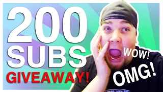 200 Subscribers GIVEAWAY!