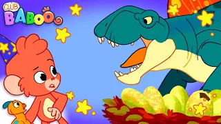 Big Dinosaur Battle | Dinosaurs for kids | Dimetrodon fighting Parasaurolophus | Club Baboo