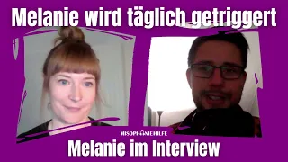 Melanie wird täglich getriggert - im Interview erzählt sie, wie es ihr damit ergeht.