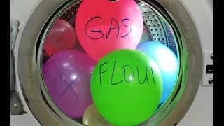 Experiment - Balloons Challenge- in a Washing Machine