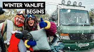 We're MOVING into the van, WINTER VAN LIFE begins NOW! ❄️