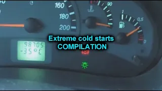 Extreme COLD STARTING compilation | s.3 ep.23 | -40*C | Холодный запуск в мороз -40
