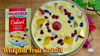 Weikfield Custard Powder Recipe | Weikfield Vanilla Custard | Fruit Custard Recipe #weikfield