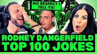 THE ONE LINERS ARE ENDLESS! First time reacting to Rodney Dangerfield - Top 100 Jokes Reaction!