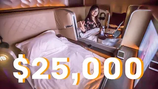 $25,000 FIRST Class Review I Singapore Airlines 777-300ER from Narita to Los Angeles
