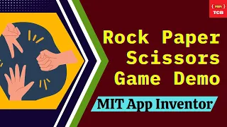 Rock Paper Scissors Game App Demo in MIT App Inventor.