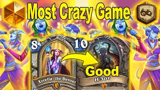 90 Turns CRAZY Insane Omega Priest Mirror Game Goes To Showdown in the Badlands | Hearthstone