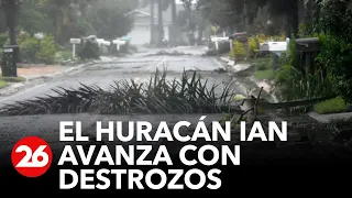 El huracán Ian avanza con destrozos