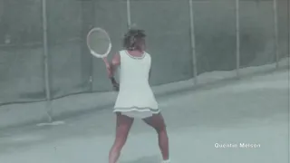 Evonne Goolagong Practice Session (January 3, 1974)