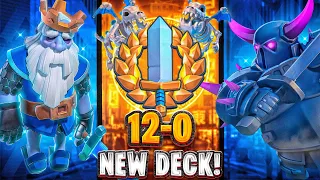 Clean 12-0 Grand Challenge W/New Powerful Pekka Bridge Spam - Clash Royale 🔥🥰