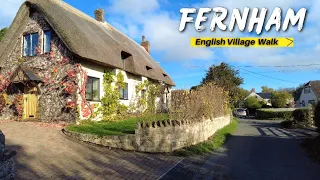 SMALL English Village WALK -  only 75 Houses || English Countryside 4K