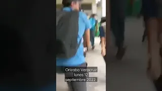 Así rondan imágenes del tecnológico de Orizaba hoy por enfrentamientos