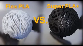 Best PLA for 3D Printed Airless Basketball – Flex PLA or Super PLA+? Surprising results!