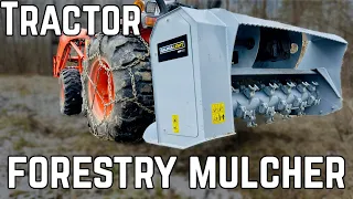 Forestry Mulcher on a Tractor!