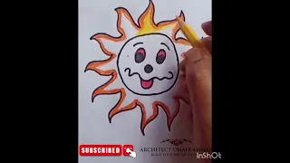 #Learn to draw Mr. Sun#Teach Drawing for Kids and Toddlers Coloring Page Video. #viral_video