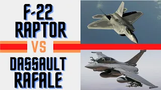 F-22 Raptor vs Dassault Rafale comparison video