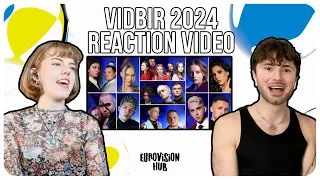 Vidbir 2024 (All songs) Reaction | Eurovision Hub