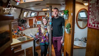 Living Full Time on 41ft Sailboat and Sailing around the World | Sailboat Tour and documentary