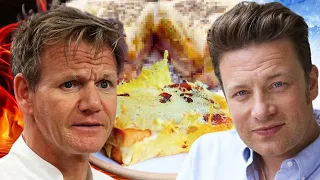 JAMIE OLIVER SCHOOLS GORDON RAMSAY? Pro Chef Reacts